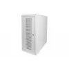 Digitus Computer housing with glass door, rolling, lockable, with ventilation slits