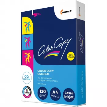 Paper copier office Mondi Color Copy 8687A12 (A4; 120 g/m2; 250 pcs. sheets; paper white; satin)