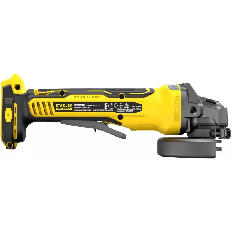BLACK & DECKER | 18V V20 125mm Brushless Angle Grinder | SFMCG700B-XJ | 18 V | Lithium-ion technology