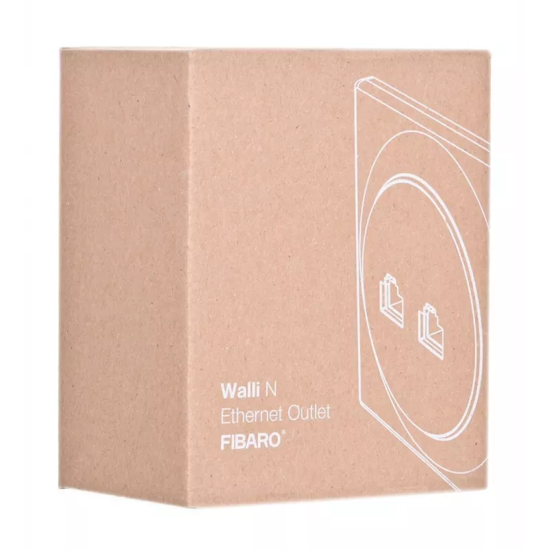 Fibaro Walli N socket-outlet 2 x RJ-45 White
