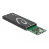 SSD enclosure DeLOCK 42003 External Enclosure for M.2 SATA SSD with USB Type-C