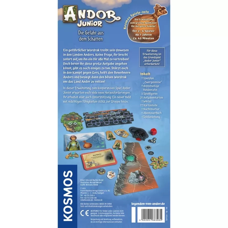 Kosmos Andor Junior Card game expansion