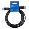 DisplayPort cable SAVIO CL-136, DisplayPort male–male, 2 m, DP 1.2, gold contacts, black
