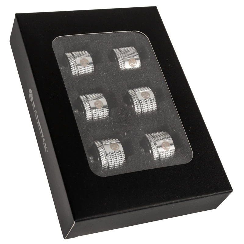 RAIJINTEK PELIAS SILVER D141806 — set of 6 silver cooling fan blades/accessories