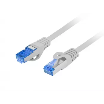 Networking cable LANBERG PCF6A-10CC-1500-S Cat6a S/FTP, 15 m, RJ-45, grey