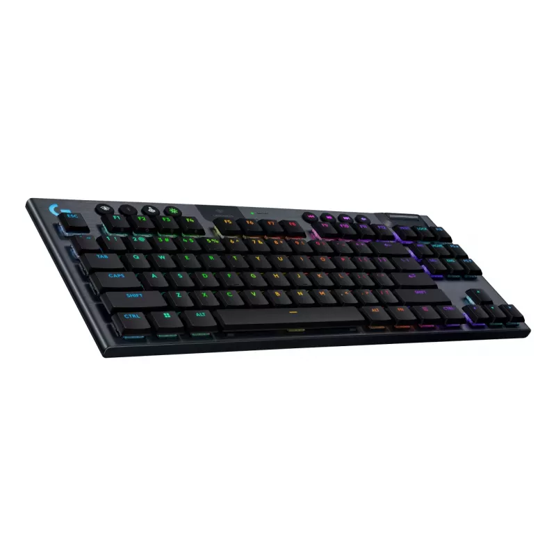 Logitech G G915 X - Keyboard - LIGHTSPEED - TKL - Backlighting - Wireless - Bluetooth 5.0, 2.4 GHz, USB - QWERTY - Nordic (Danish/Finnish/Norwegian/Swedish)