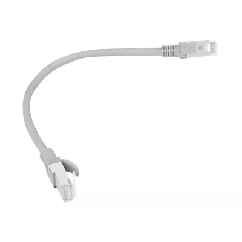 Network cable LANBERG PCU5-10CC-0025-S Cat5e U/UTP RJ-45 — 0.25 m, Grey