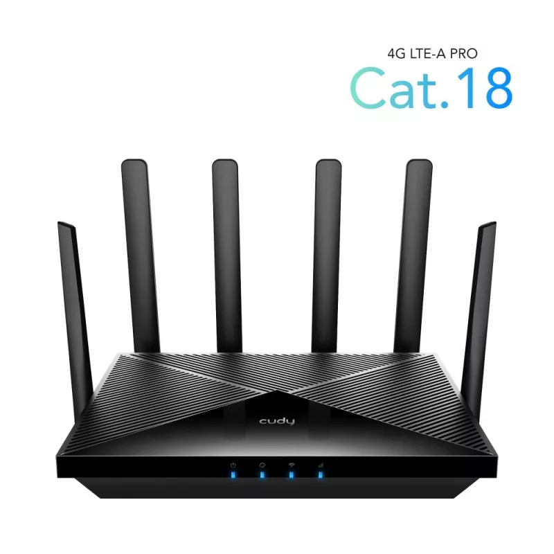 Cudy LT18 wireless router Gigabit Ethernet Dual-band (2.4 GHz / 5 GHz) 4G Black
