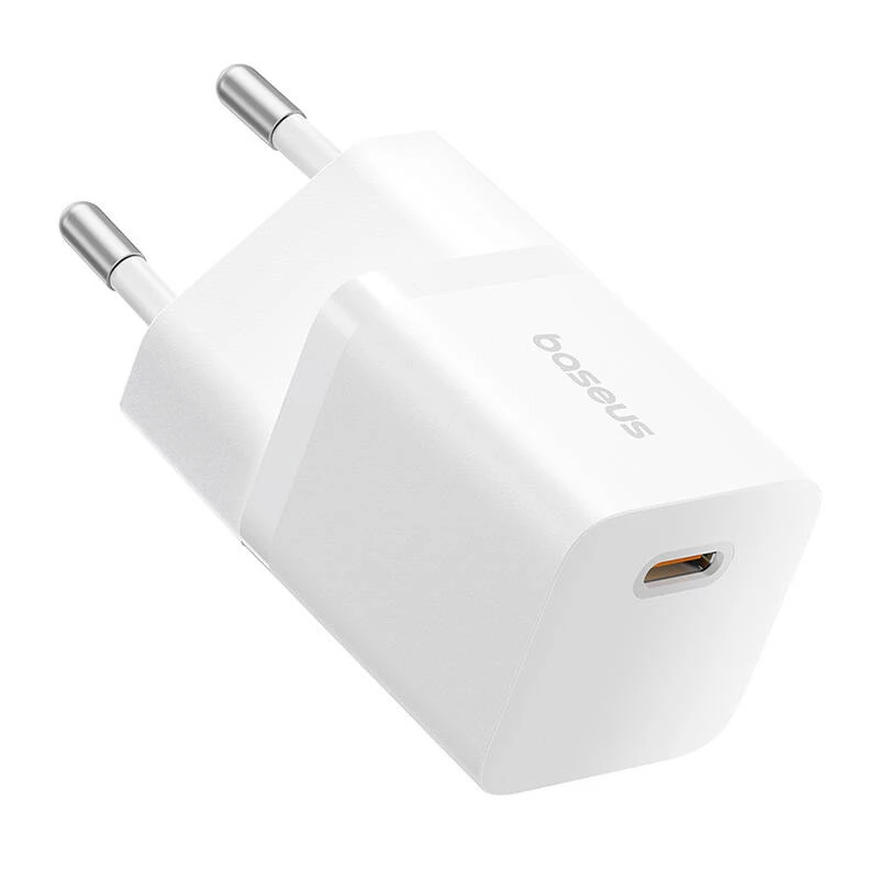 Baseus P10110909213-00 USB-C GaN5 mini 25W mains charger White