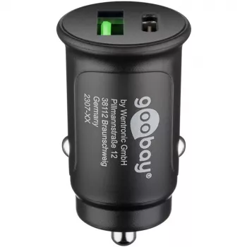Goobay 59521 Mobile Device Charger Universal Black Cigar Lighter Fast Charging Auto