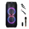 Portable speaker MANTA ATTIS SPK0802 120W, Bluetooth, wired input, rechargeable, FM, LED lights