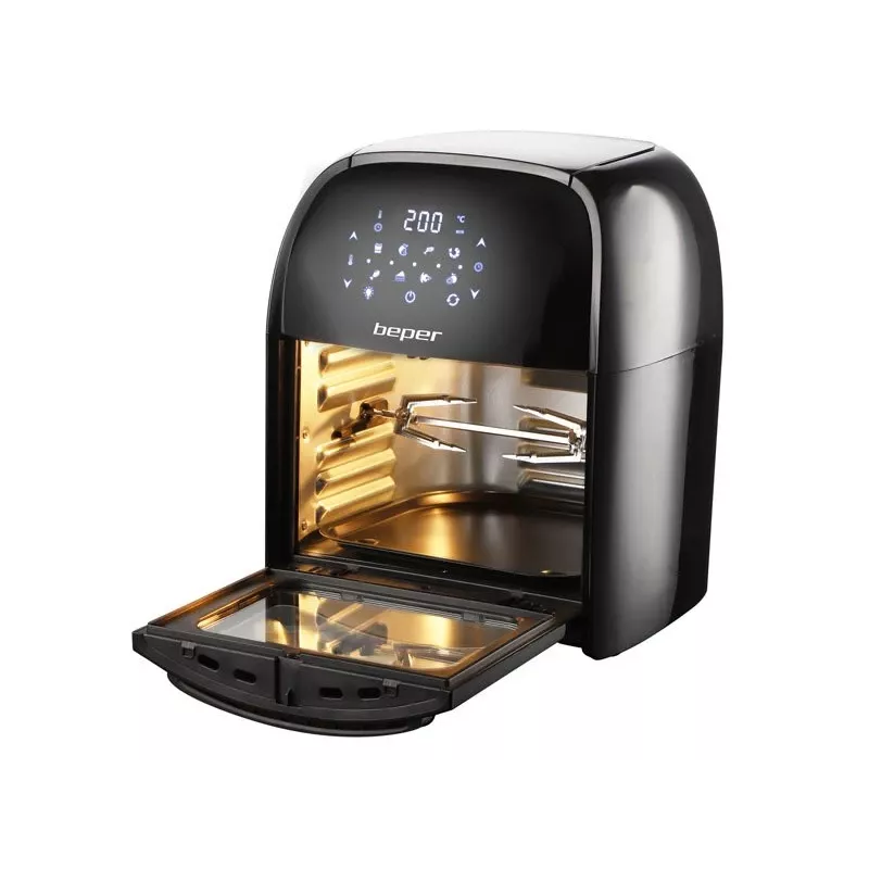 Hot air fryer Beper P101FRI012 12 L 1800 W Black