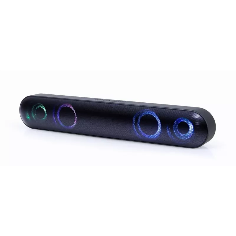 Gembird SPKBT-BAR400L soundbar speaker Black 2.0 channels 10 W