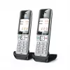 Gigaset COMFORT 500HX duo Analog/DECT telephone Caller ID Black, Silver