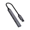 USB hub SAVIO AK-70, 7-port USB 3.0, 4 usable ports, USB Type-A host, 5 Gbit/s transfer, warranty 2 years