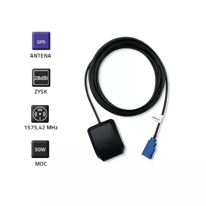 Outdoor GPS Antenna QOLTEC 57038 28 dBi — high-gain external antenna for GPS reception