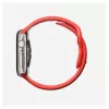 Band Nomad Tempo — Red rubber, 18 mm width, fits wrists 135–175 mm