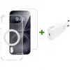 4smarts mobile phone case Border Transparent White for iPhone 17 Air