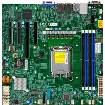 Super Micro SUPERMICRO X13SCL-F - Motherboard - micro ATX - LGA1700-Socket - C262 Chipset - 2 x Gigabit LAN - Onboard Graphics (MBD-X13SCL-F-B)