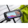 Adjustable phone holder deeper ITGAM0003 — fishing rod phone mount, silicone, for 3.5–5 inch phones, 280 mm, black
