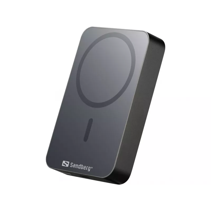 Portable Charger Sandberg Mag Wireless Powerbank 10000 ALU, 10000 mAh