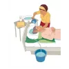 SUNDO 47080 portable hair washing basin with drain, white