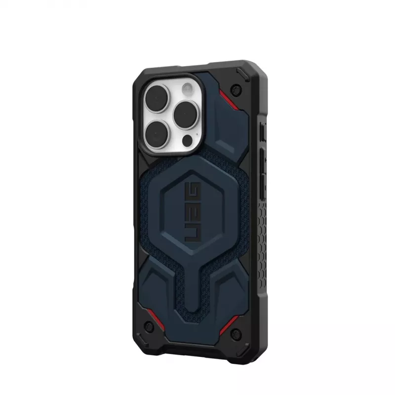 Urban Armor Gear Monarch Pro Kevlar mobile phone case 16 cm (6.3) Cover Black, Blue
