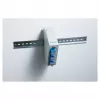 DIN rail fiber optic splice distributor DIGITUS DN-96893 — angled, 6 SC DX / LC Quad, aluminium, grey