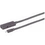 USB cable S/CONN 13-49055 USB 3.2 Gen 2 5 m USB C Black