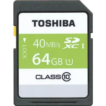 TOSHIBA 64GB SDXC Karte UHS-1, Retail (SD-T064UHS1(6)