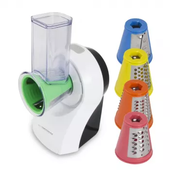 Electric grater ESPERANZA EKM026, 150 W, AC 220–240 V, 5 rollers, plastic housing, multicolour