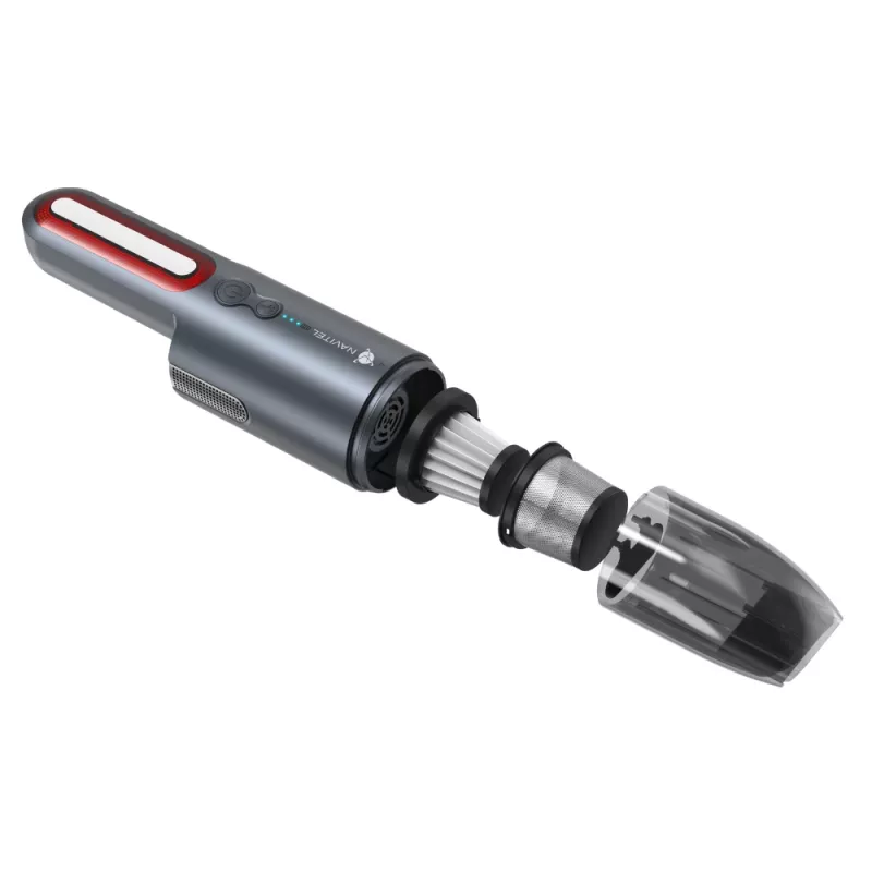 Cordless portable vacuum cleaner Navitel CL100 — lightweight, long‑lasting battery, versatile attachments