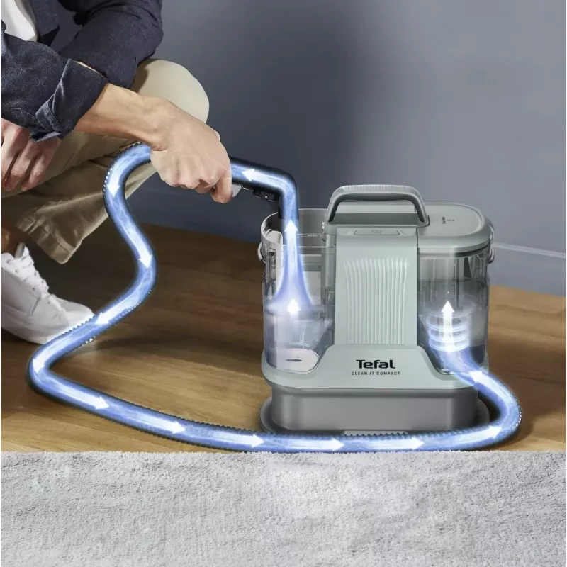 Portable spot cleaner Tefal Clean It Compact Pet IZ3020F0 — handheld upholstery and pet stain cleaner