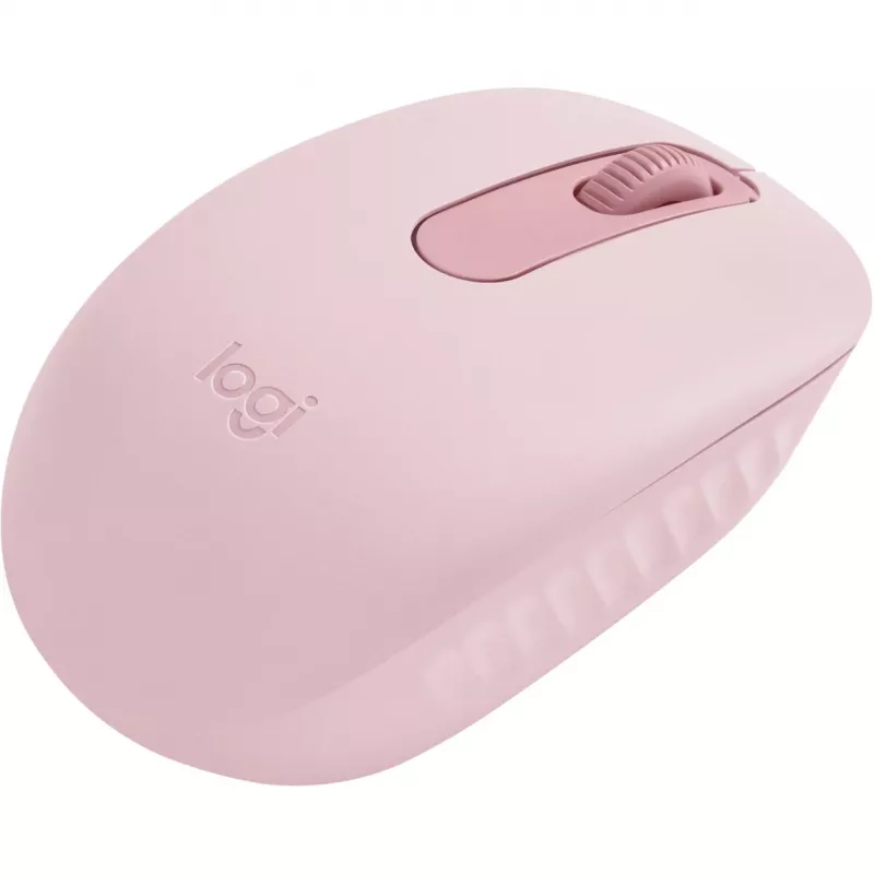 Logitech M196 - Mouse - right- and left-handed - optical - 3 Buttons - Wireless - Bluetooth - rosé (910-007461)