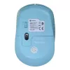 Wireless ambidextrous mouse NATEC STORK — Bluetooth + USB Type-A, 1600 DPI, 3 buttons, light blue
