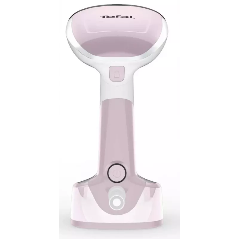 Handheld garment steamer Tefal DT3050, 1300 W, 20 g/min steam, 0.12 L tank, 2.6 m cord, pink