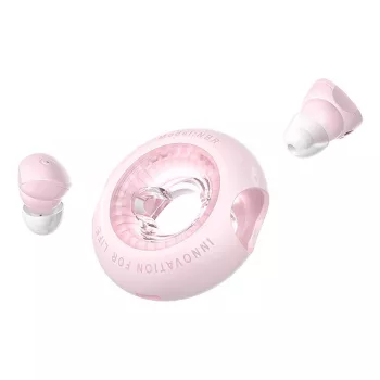 Wireless in-ear headphones Vention NBRP0 T17 with charging case, pink