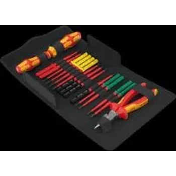 Mechanics Tool Set Wera 05006610001 17 Tools Red Yellow