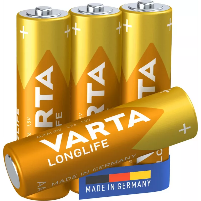 Varta Longlife Extra - Battery 4 x AA-Type alkaline (04106101414)