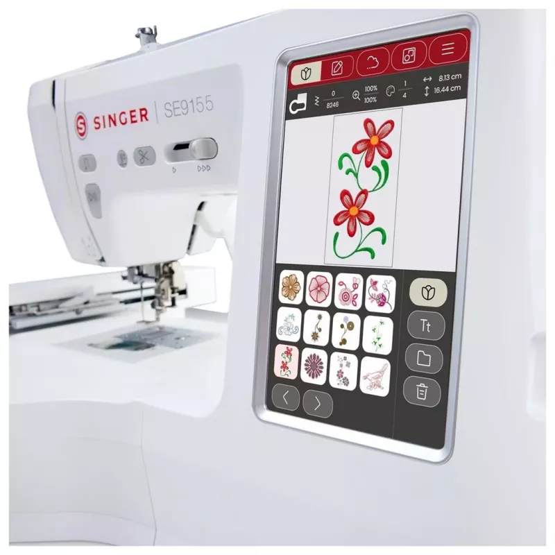 SINGER Embroidery sewing machine SE9155 Electric current White