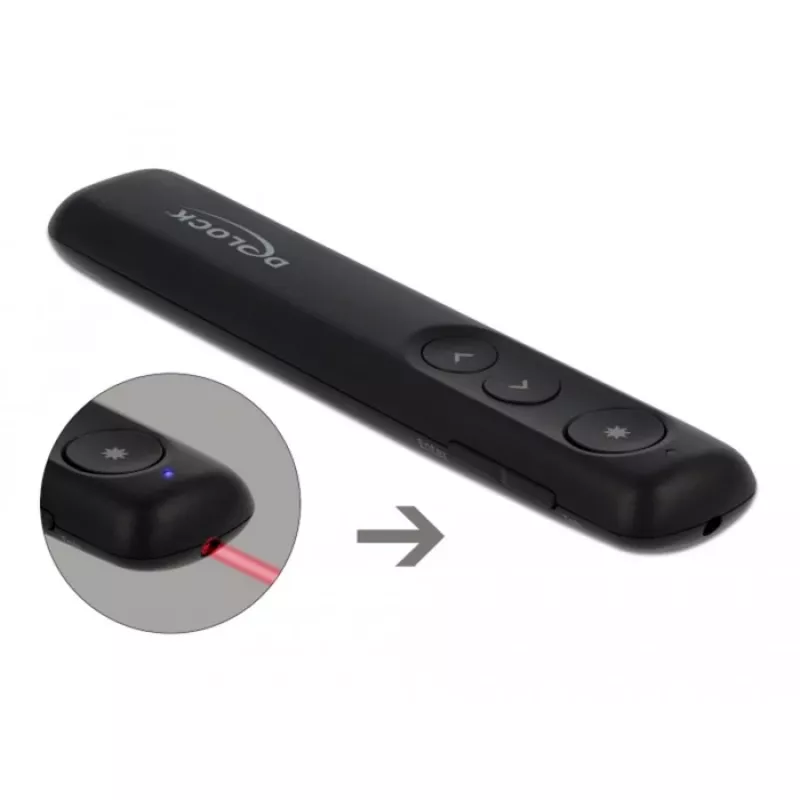Laser Presenter DeLOCK USB 64092 Black