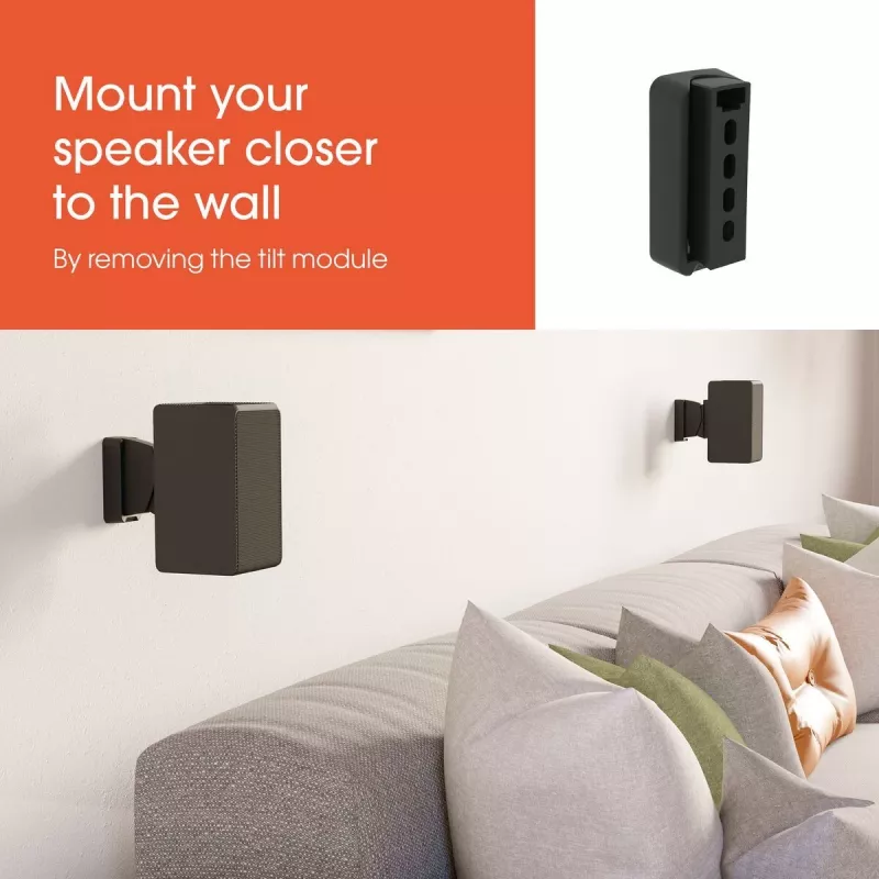 Vogels SWM 3021 Universal Speaker Wall Mount (black) | Vogels