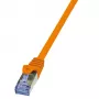 Networking Cable LogiLink 2m Cat.6A RJ-45 S/FTP Orange