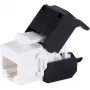 Keystone Module ShiverPeaks 08-10037 Flat Black White RJ-45