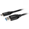 USB 3.2 Gen 2 Cable, USB-A Plug > USB-C Plug (black, 0,5 Meter)