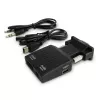 SAVIO CL-145 VGA to HDMI converter, Audio, Full HD Black