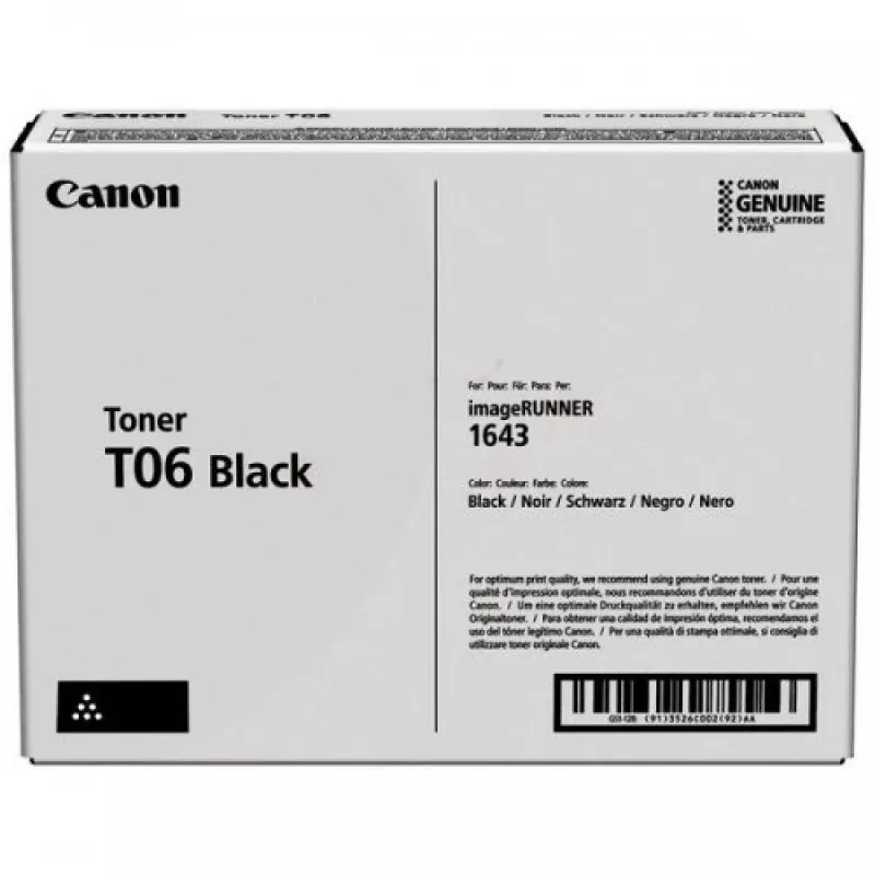Canon T06 (3526C002) Toner Cartridge, Black (SPEC)