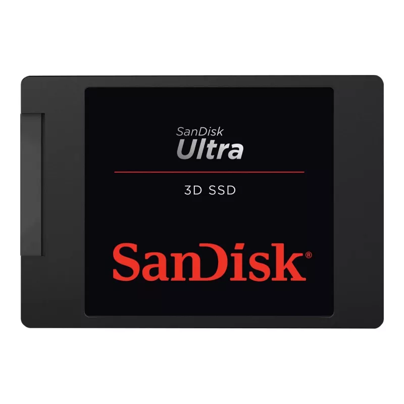 SanDisk Ultra 3D - SSD - 500GB - intern - 2.5 (6,4 cm) - SATA 6Gb/s (SDSSDH3-500G-G26)