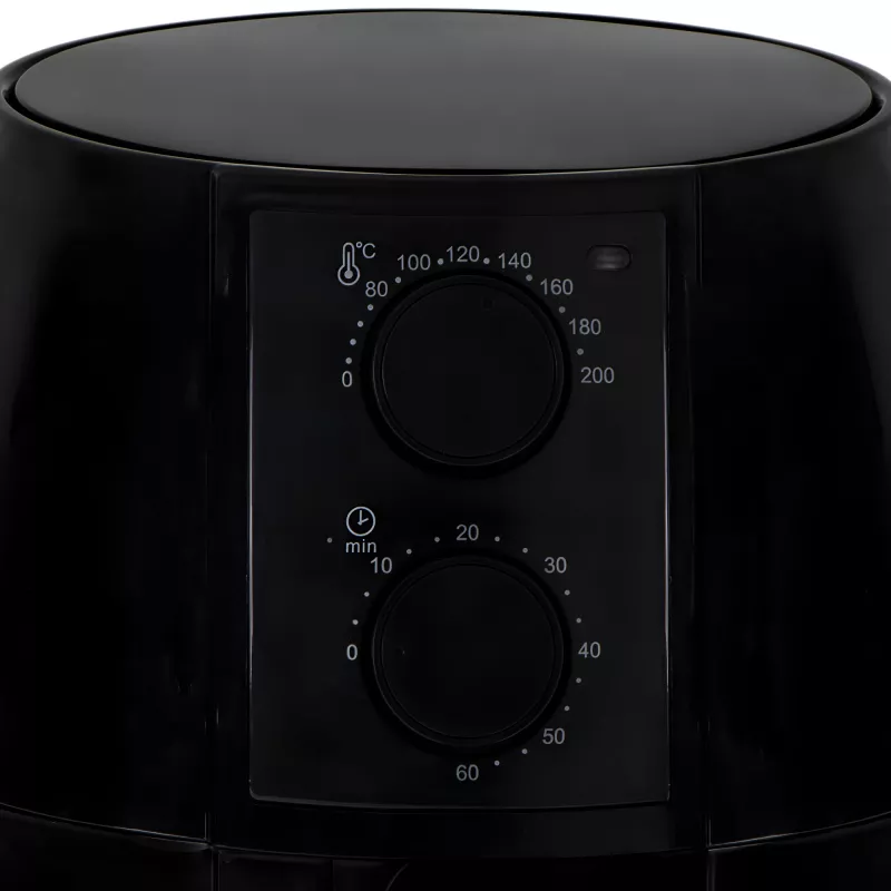 Hot air fryer Adler AD 6312 — 2.5 L, 1600 W, black, 80–200°C, 60 min timer