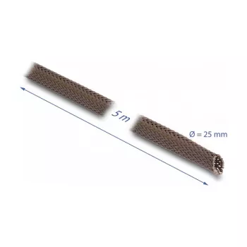 Cable Sleeve DeLOCK 20906 Brown Polyester 2.5 cm